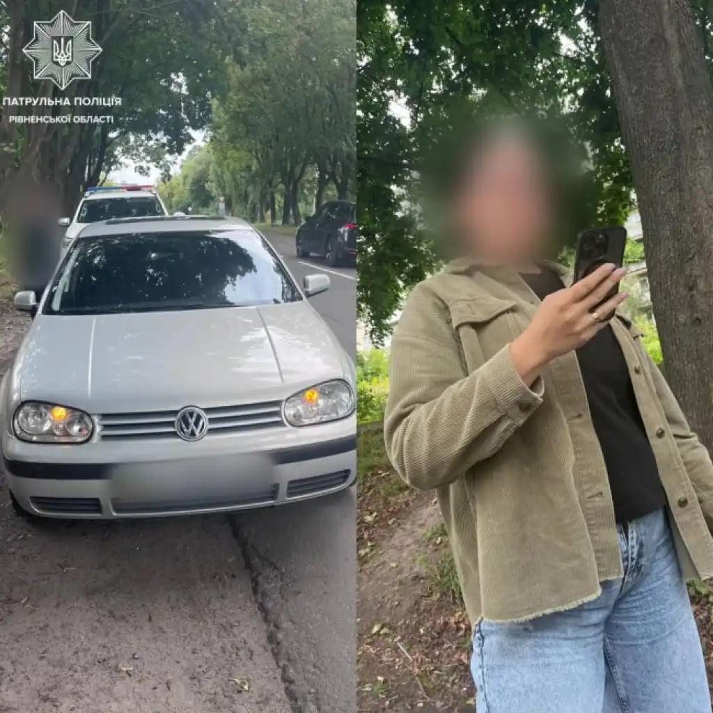 У Рівному жінку зупинили за порушення ПДР, а документи виявилися підробленими