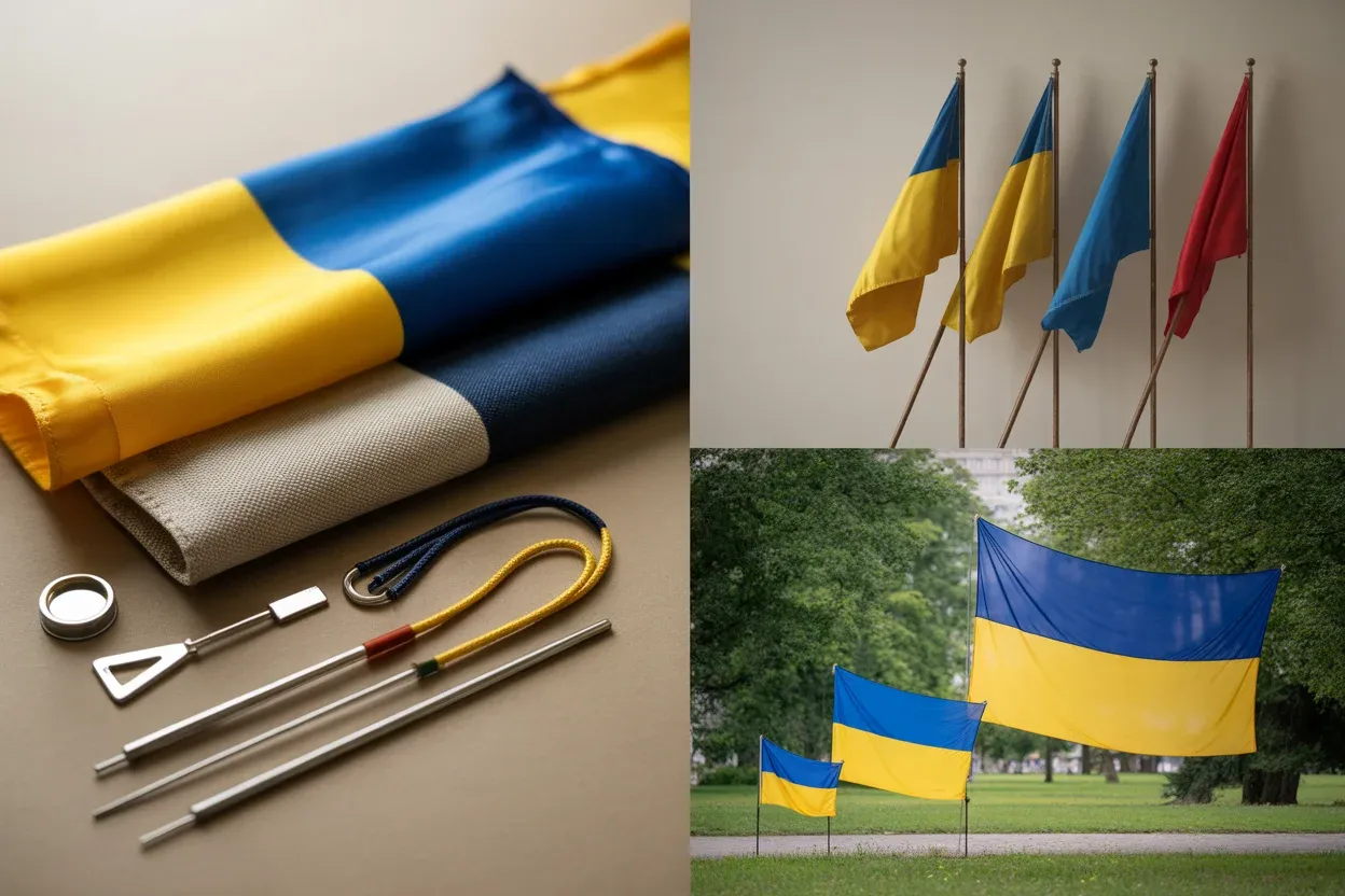 Поради з вибору прапора України: матеріал, розмір, кріплення