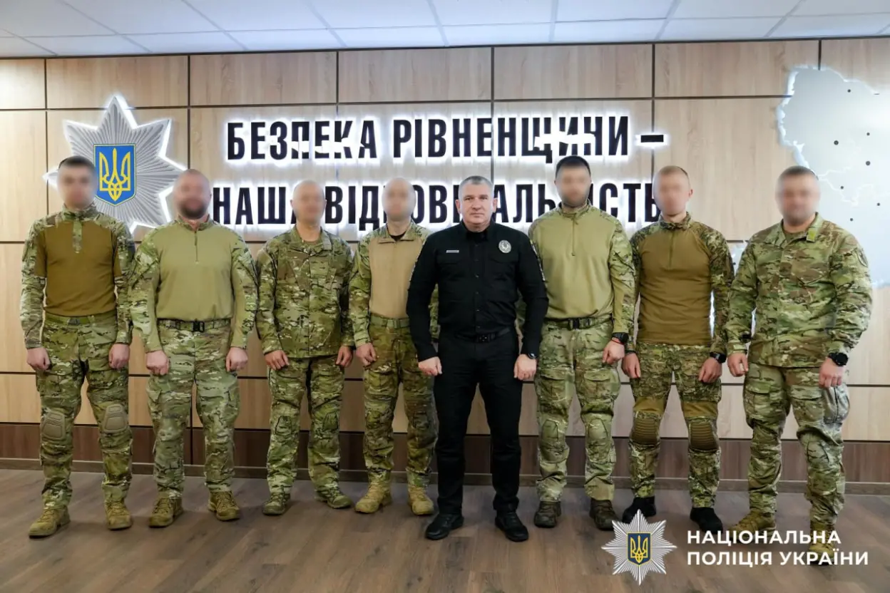 Поліцейські з Рівненщини знову вирушили на східний фронт
