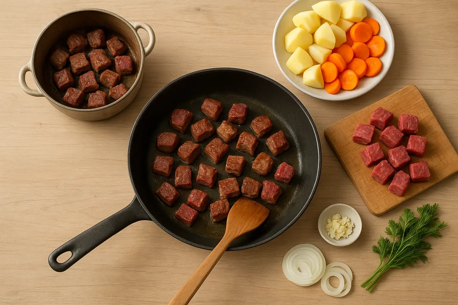 Як приготувати тушковане мясо