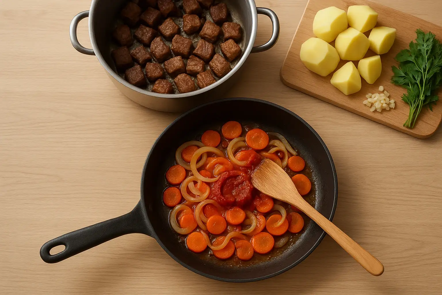 Як приготувати тушковане мясо