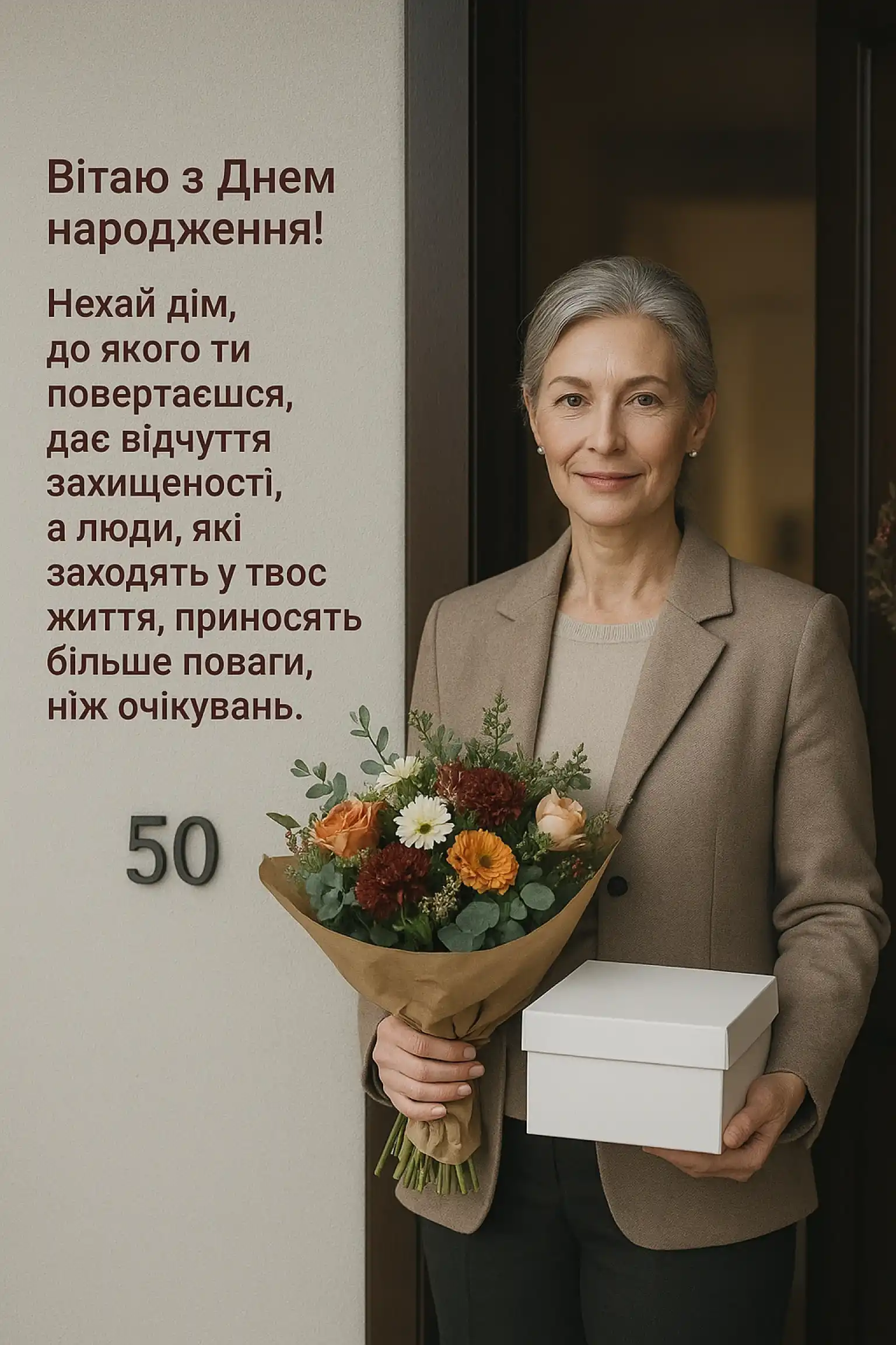Привітання з днем народження для жінок