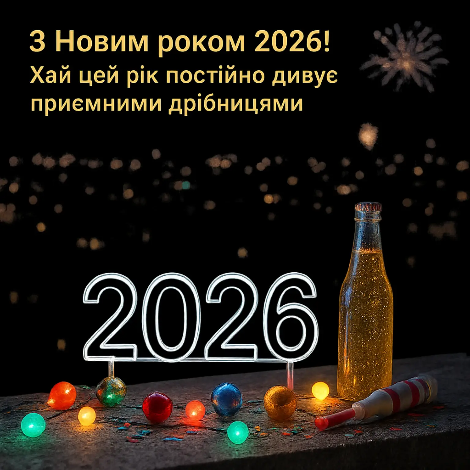Креативні привітання з новим роком 2026 Креативні привітання з новим роком 2026