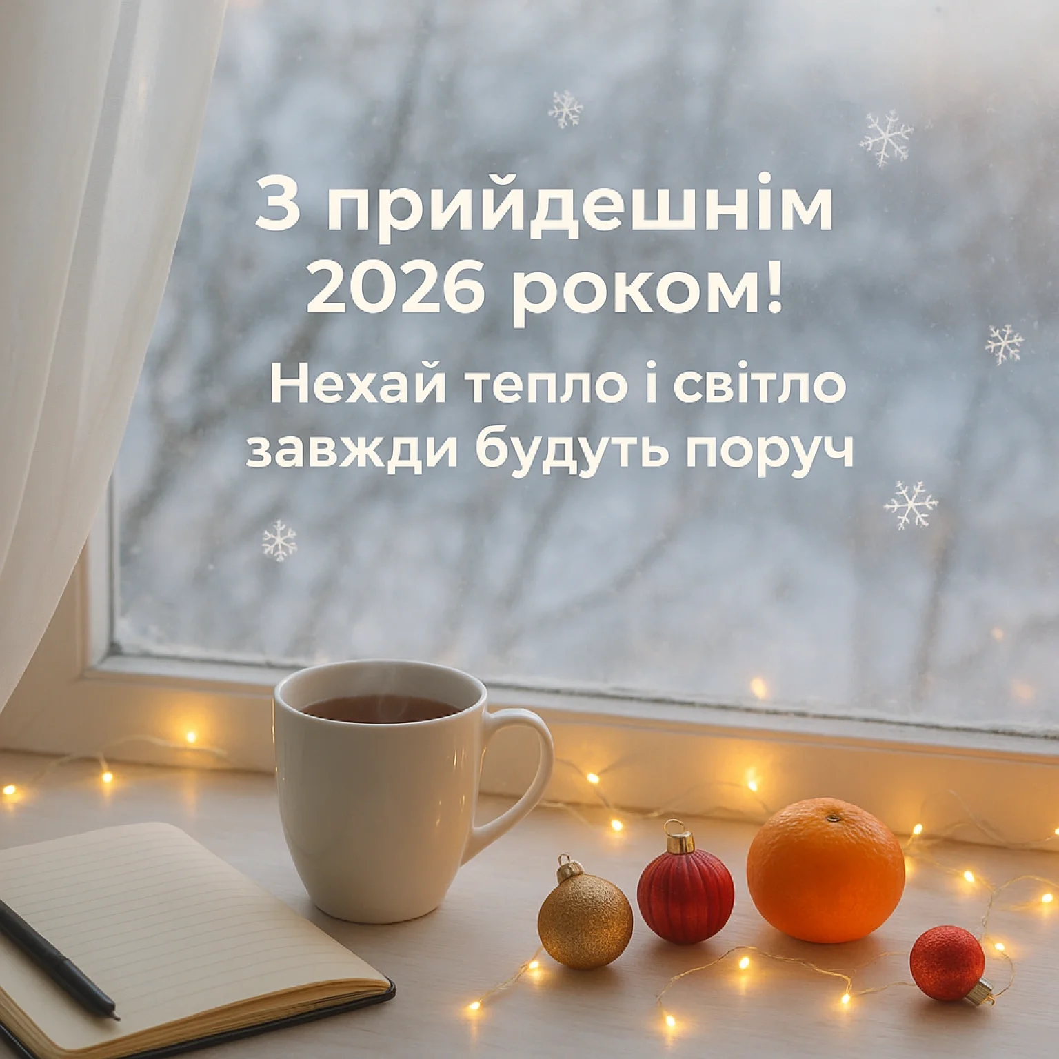 Привітання з прийдешнім новим роком 2026 Привітання з прийдешнім новим роком 2026