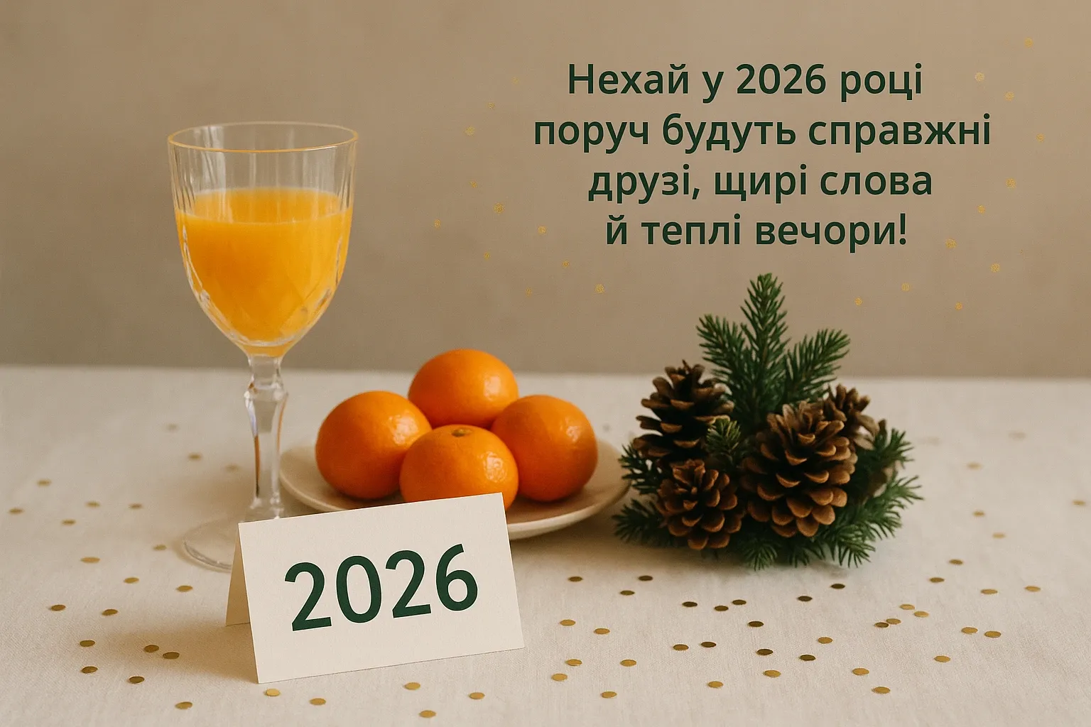 Привітання з прийдешнім новим роком 2026 Привітання з прийдешнім новим роком 2026