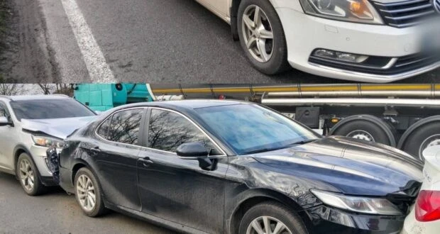Ланцюгова аварія на трасі М-06 поблизу Дубна: зіткнулися чотири авто