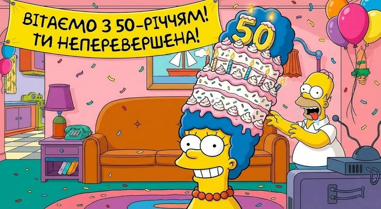 Картинки та привітання з ювілеєм на 50 років для жінки