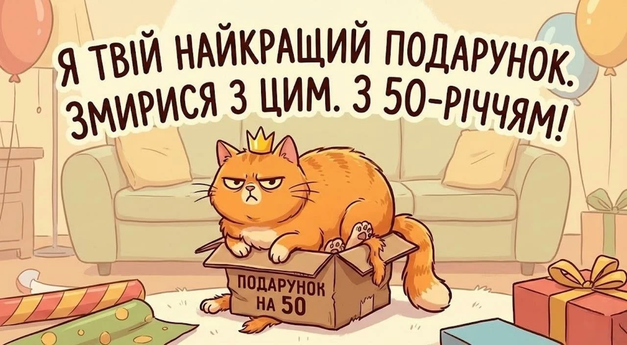 Картинки та привітання з ювілеєм на 50 років для жінки