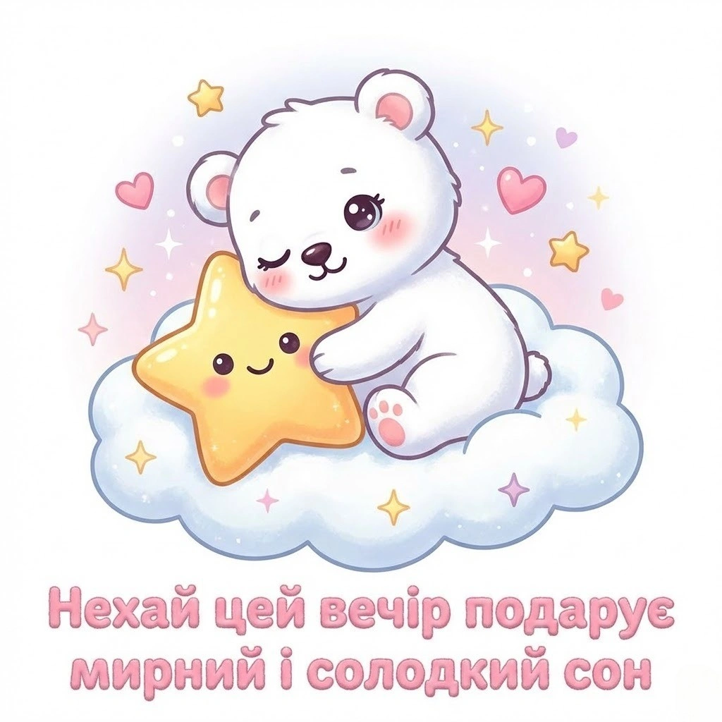 Побажання доброго вечора і спокійної ночі: душевні картинки та нові листівки для близьких