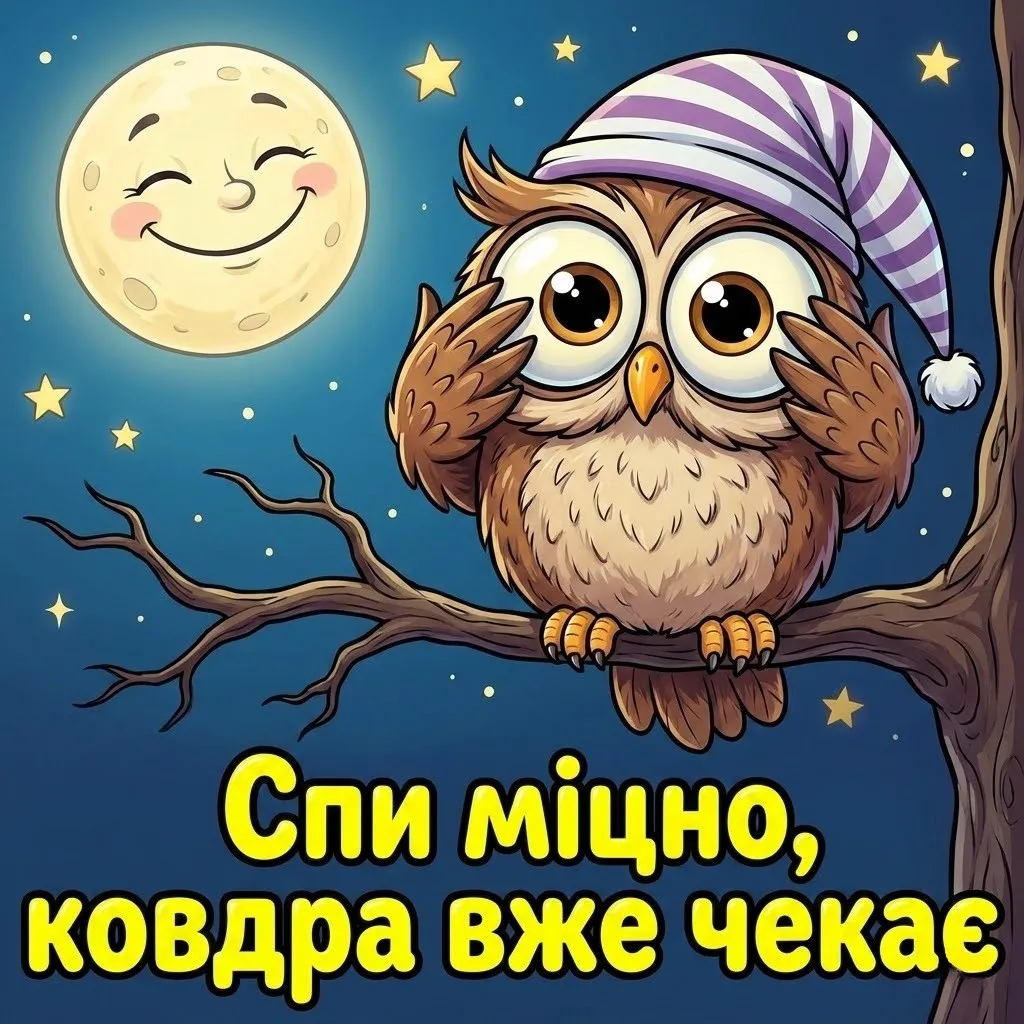 Побажання доброго вечора і спокійної ночі: душевні картинки та нові листівки для близьких