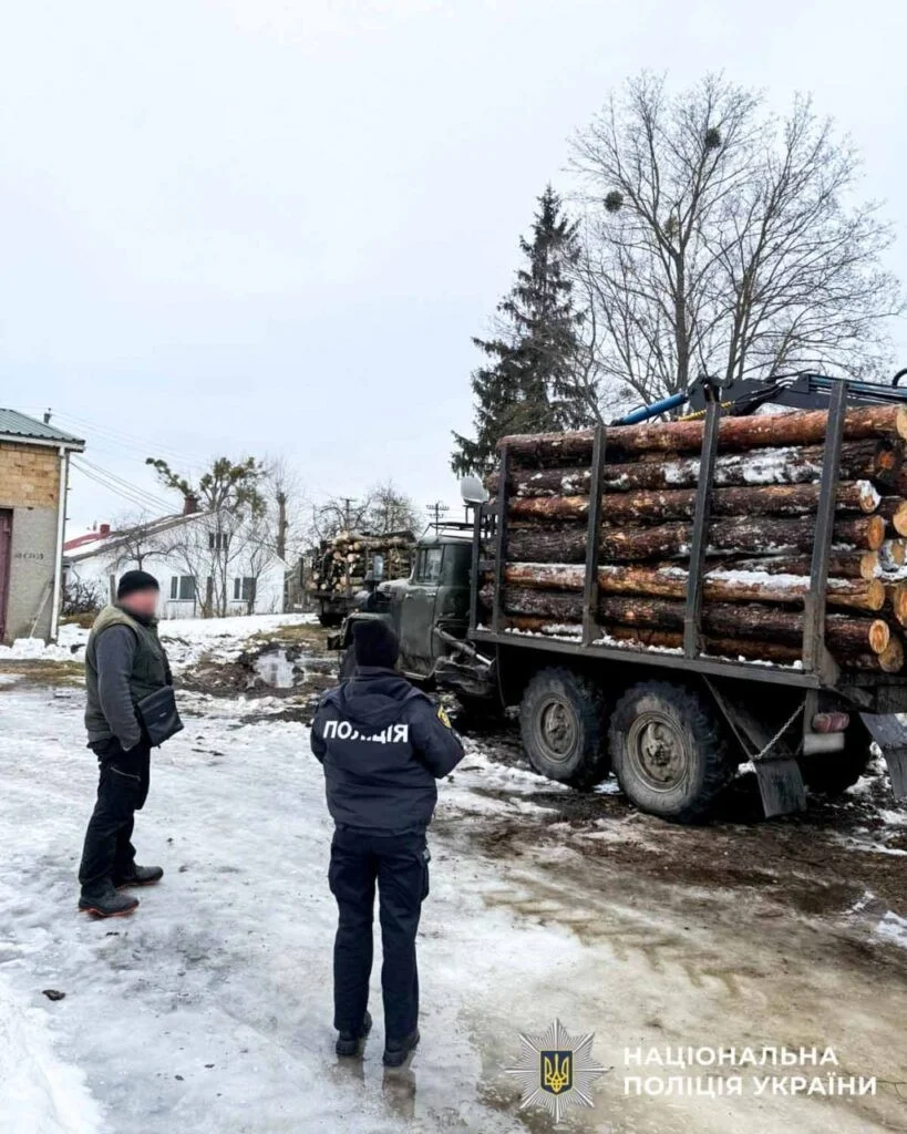 Рівненщина під прицілом «чорних лісорубів»: поліція вилучила вантажівки з сосною та дубом