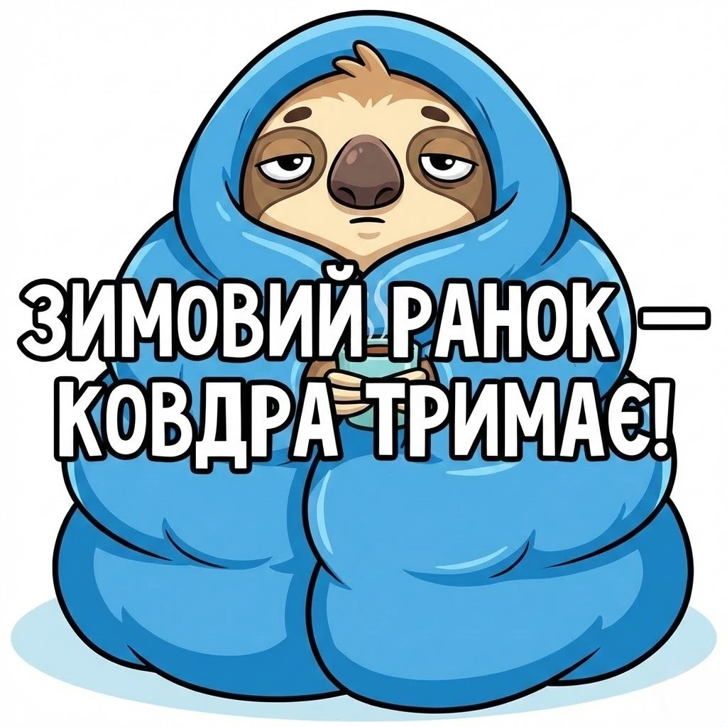 Доброго ранку, зима: душевні картинки та теплі побажання для гарного настрою