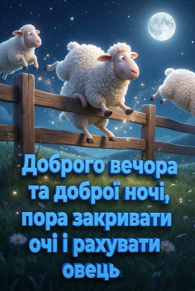 Доброї ночі та доброго вечора: прикольні картинки для найтепліших побажань