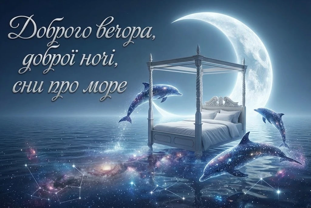 Доброї ночі та доброго вечора: прикольні картинки для найтепліших побажань