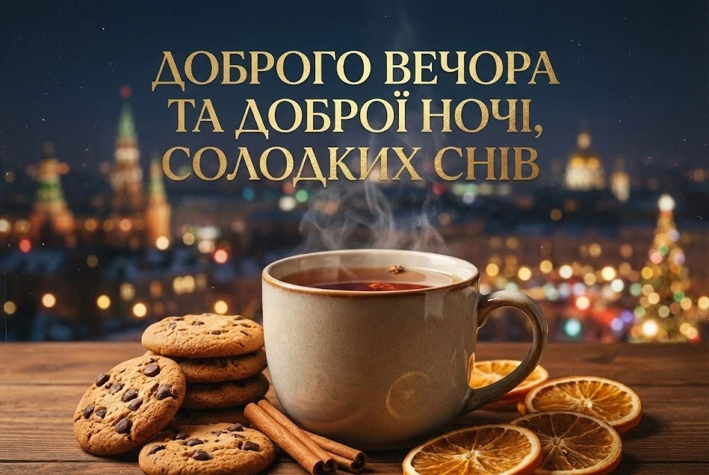 Доброї ночі та доброго вечора: прикольні картинки для найтепліших побажань
