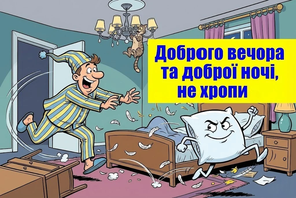 Доброї ночі та доброго вечора: прикольні картинки для найтепліших побажань