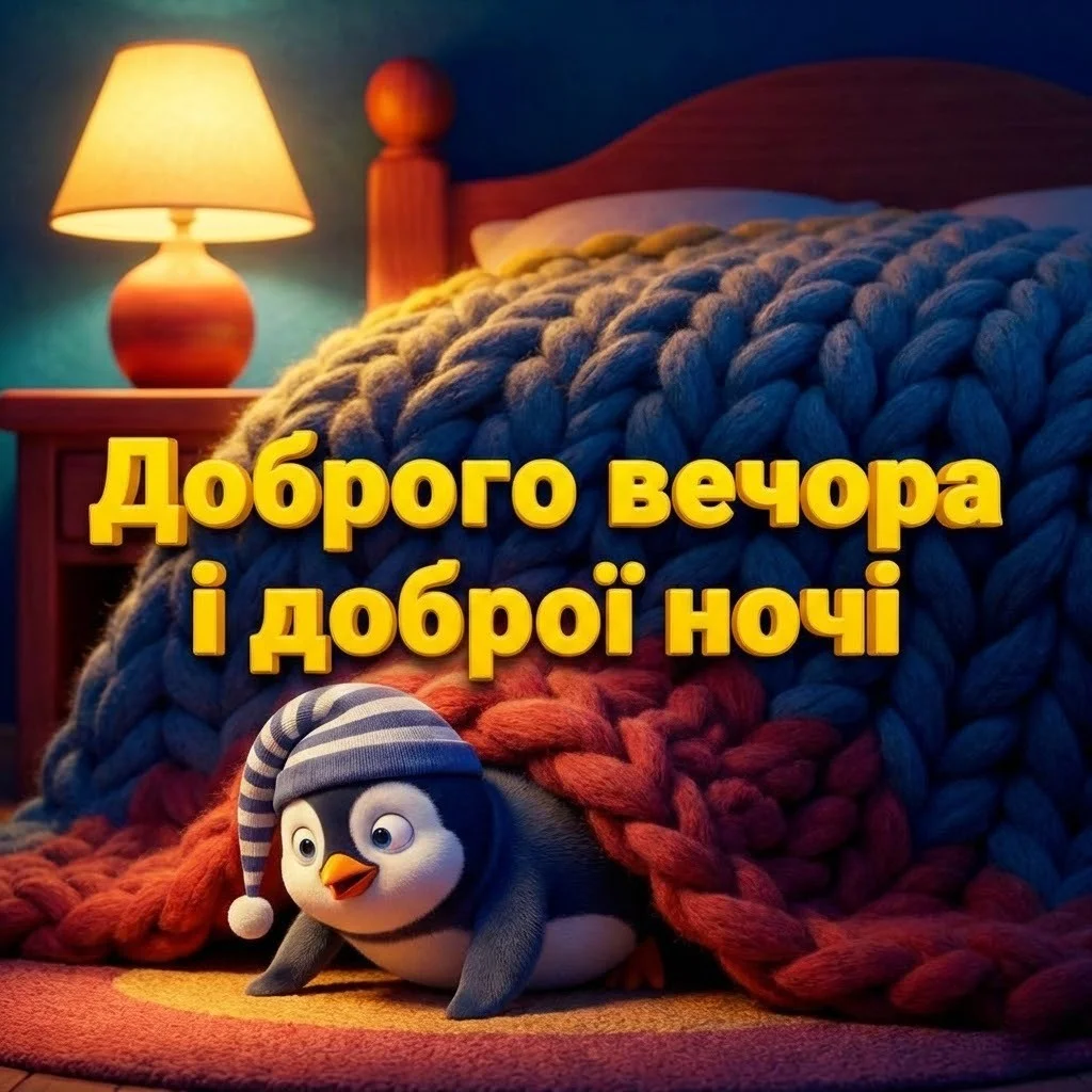 Доброї ночі та доброго вечора: прикольні картинки для найтепліших побажань