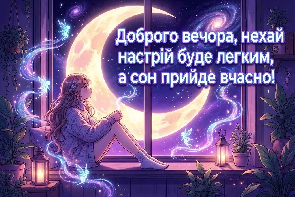 Доброго вечора, гарного настрою: добірка найкращих картинок та душевних листівок