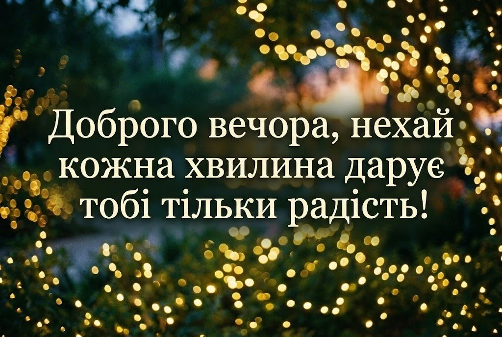 Доброго вечора, гарного настрою: добірка найкращих картинок та душевних листівок