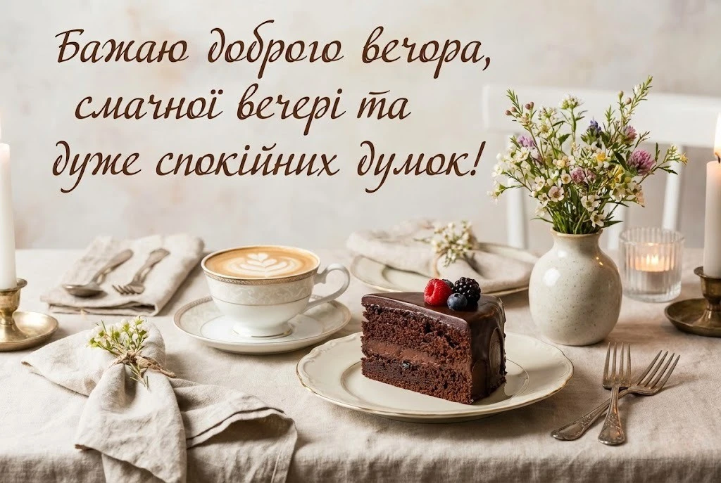 Доброго вечора, гарного настрою: добірка найкращих картинок та душевних листівок