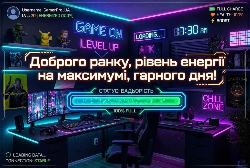 Бадьорого доброго ранку: яскраві картинки та найкращі побажання для енергійного початку дня
