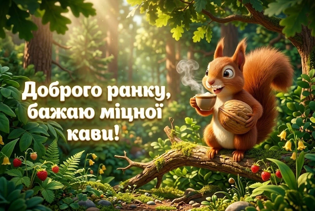 Бадьорого доброго ранку: яскраві картинки та найкращі побажання для енергійного початку дня