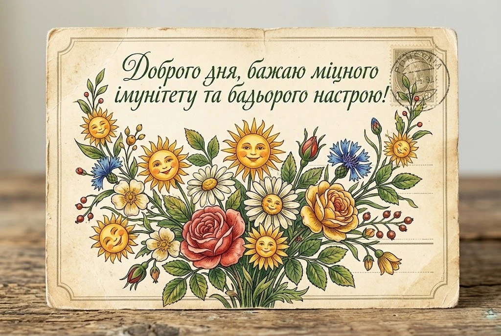 Доброго дня і здоров’я: красиві картинки та душевні побажання для гарного самопочуття