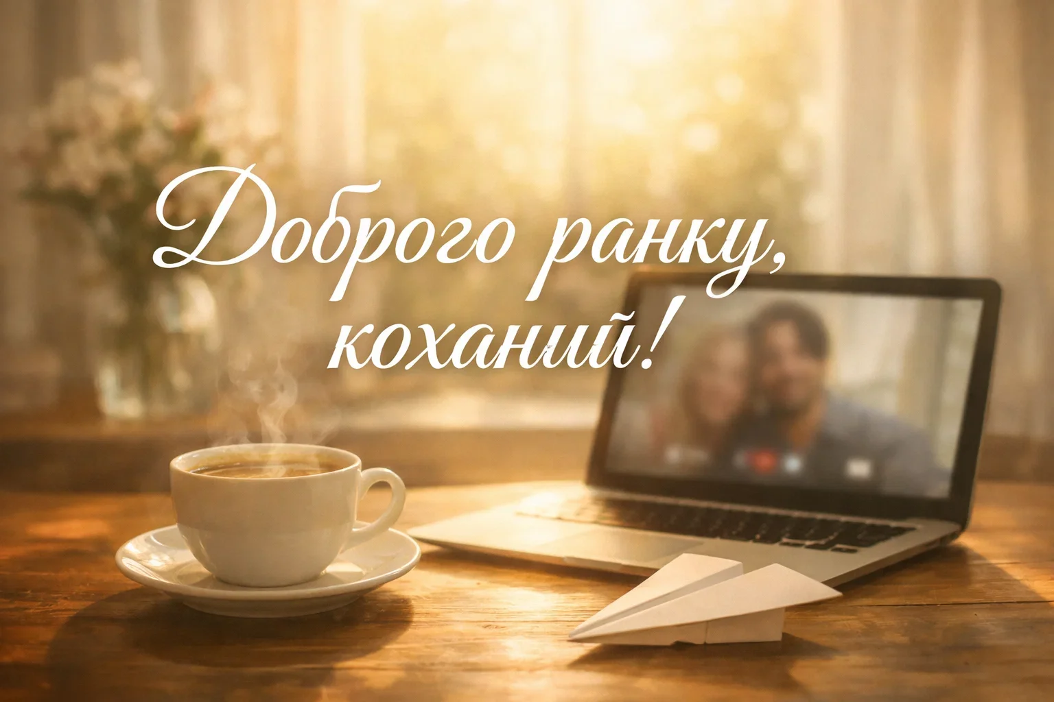 Доброго ранку коханому на відстані: зворушливі картинки та найкращі побажання