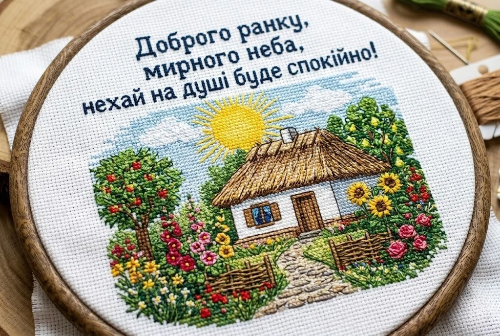 Доброго ранку мирного неба та найтепліші побажання у великій добірці яскравих листівок і картинок для гарного настрою