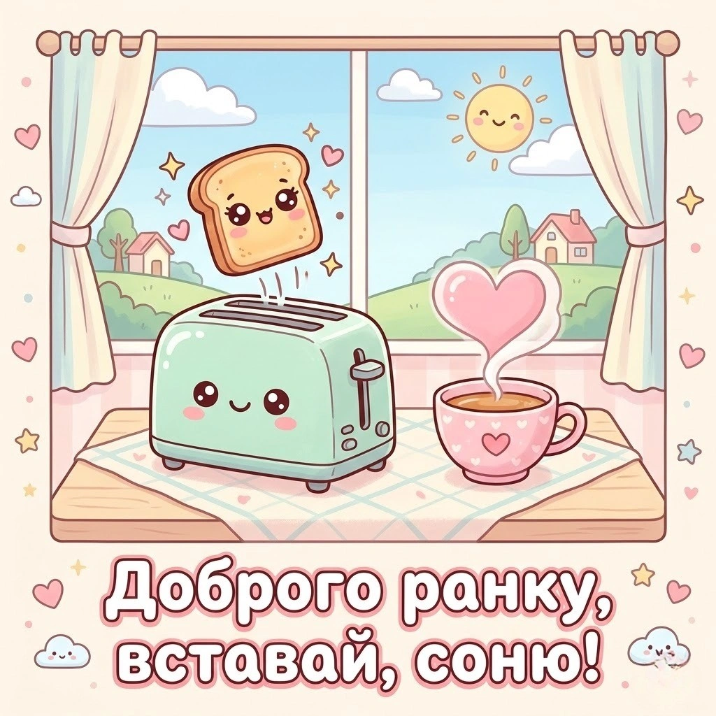 Доброго ранку мирного неба та найтепліші побажання у великій добірці яскравих листівок і картинок для гарного настрою