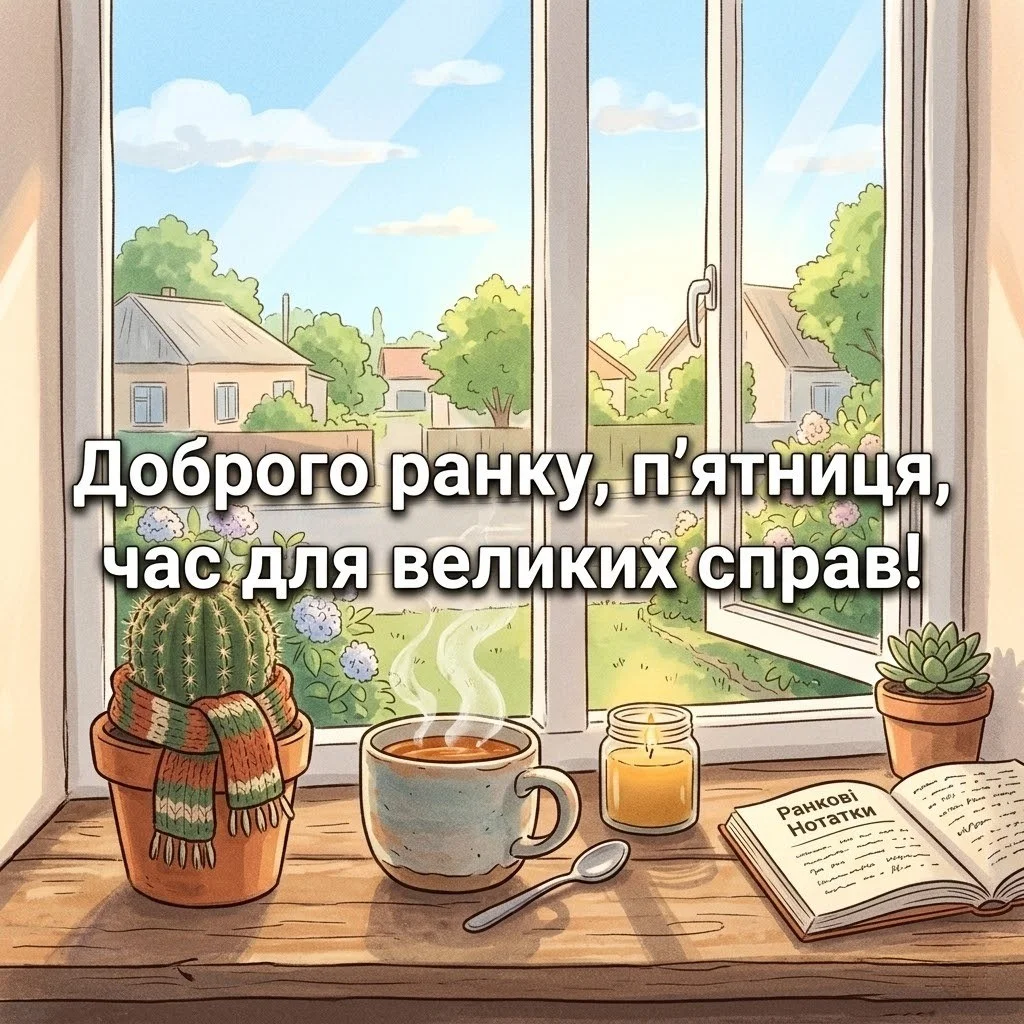 Доброго ранку, п’ятниця: прикольні картинки та щирі побажання для найкращого настрою