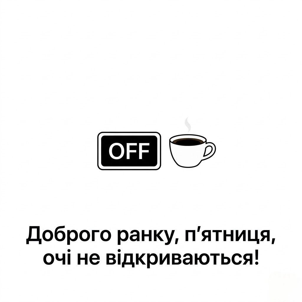 Доброго ранку, п’ятниця: прикольні картинки та щирі побажання для найкращого настрою