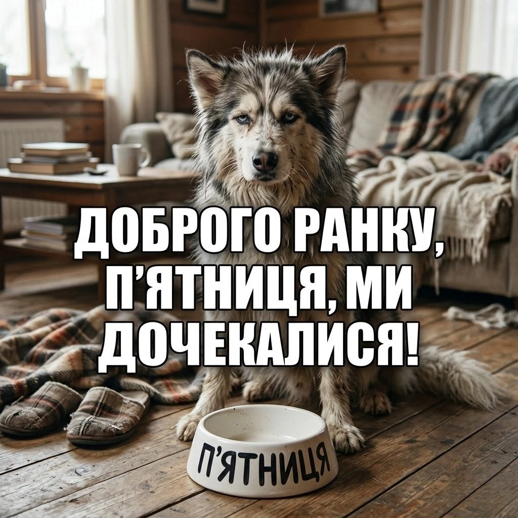 Доброго ранку, п’ятниця: прикольні картинки та щирі побажання для найкращого настрою