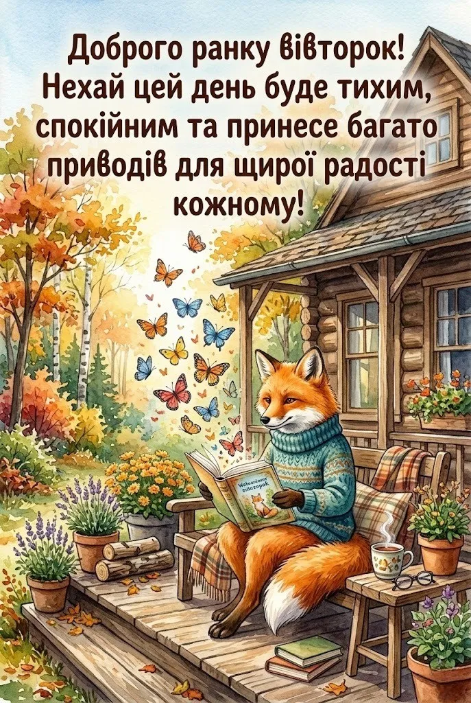Вівторок та прикольні картинки для доброго доброго ранку: найкраща добірка листівок для гарного настрою