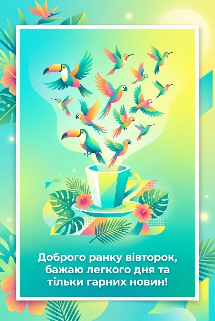 Вівторок та прикольні картинки для доброго доброго ранку: найкраща добірка листівок для гарного настрою