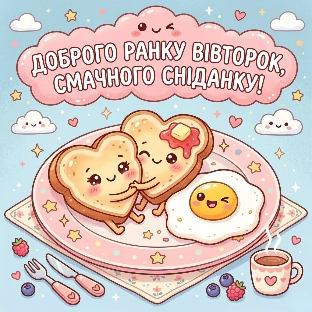 Вівторок та прикольні картинки для доброго доброго ранку: найкраща добірка листівок для гарного настрою