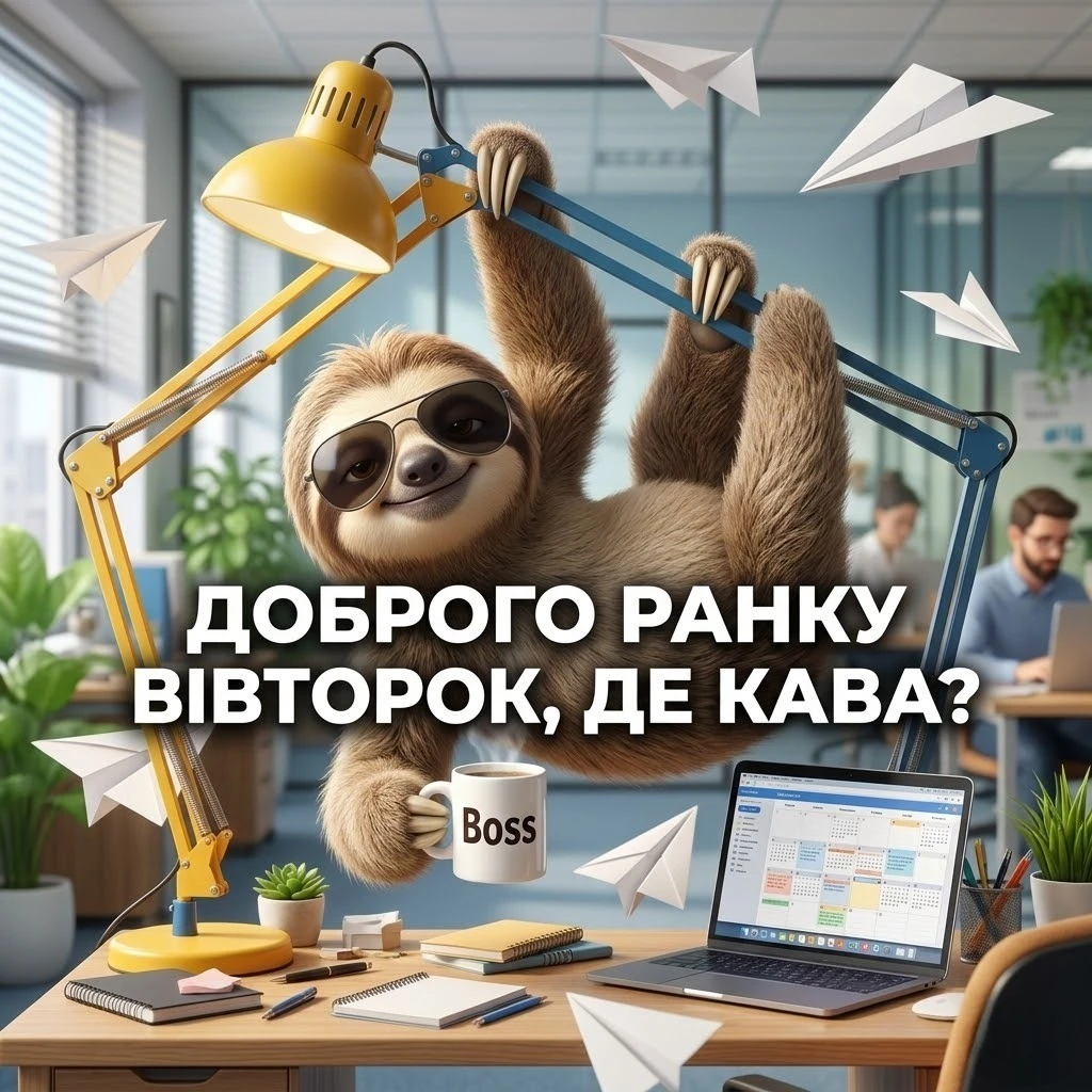 Вівторок та прикольні картинки для доброго доброго ранку: найкраща добірка листівок для гарного настрою