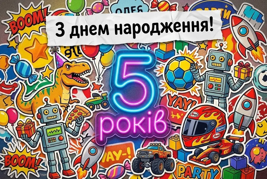 Найкращі привітання для маленького дослідника, якому виповнюється 5 років