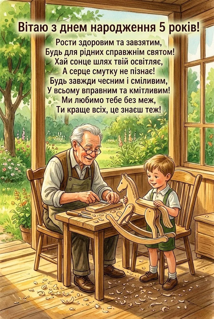 Найкращі привітання для маленького дослідника, якому виповнюється 5 років