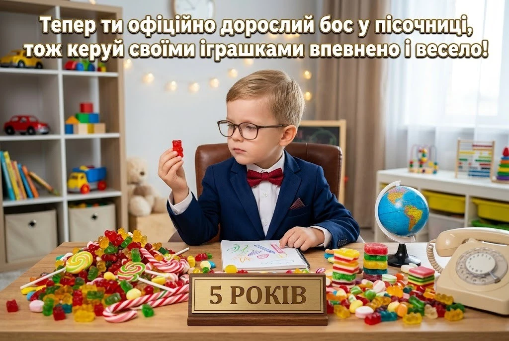 Найкращі привітання для маленького дослідника, якому виповнюється 5 років
