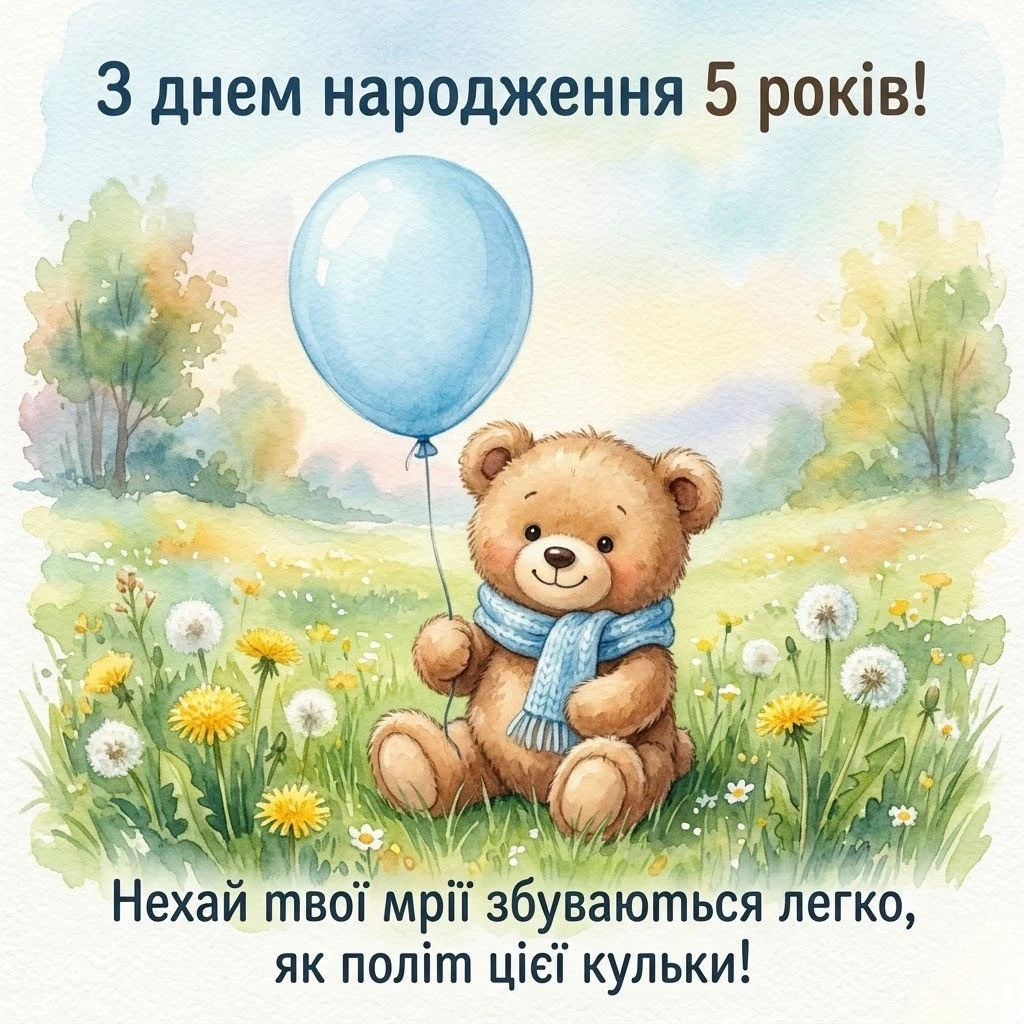 Найкращі привітання для маленького дослідника, якому виповнюється 5 років