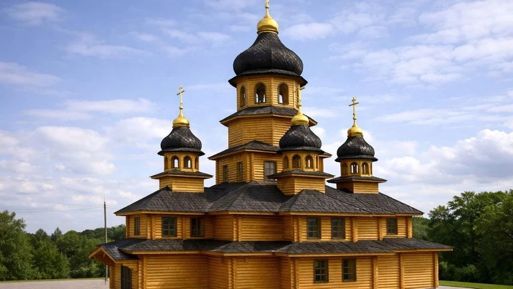 У Дубні зводять унікальний дерев’яний гарнізонний храм на честь князів Острозьких