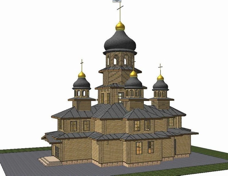 У Дубні зводять унікальний дерев’яний гарнізонний храм на честь князів Острозьких