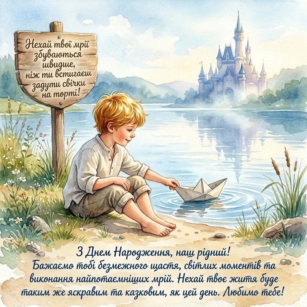 Найкращі картинки та привітання з днем народження хлопчику на 5 років