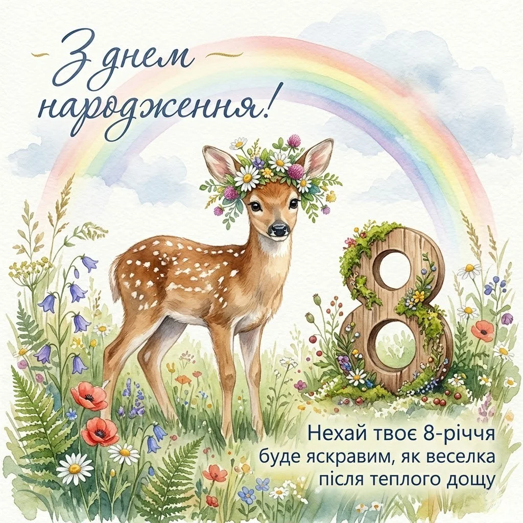 8 років — особливе свято: добірка найкращих привітань для дівчинки