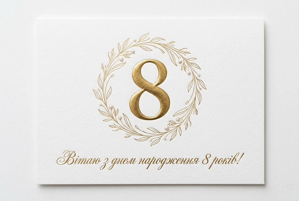 8 років — особливе свято: добірка найкращих привітань для дівчинки