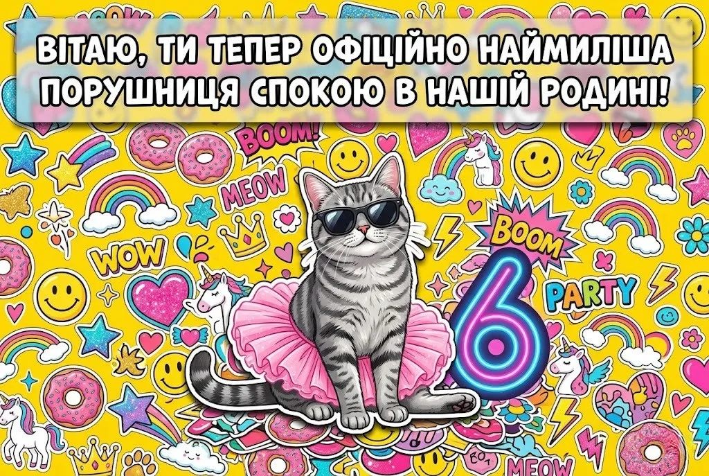Маленькій зірочці 6 років: як хрещеним красиво привітати похресницю