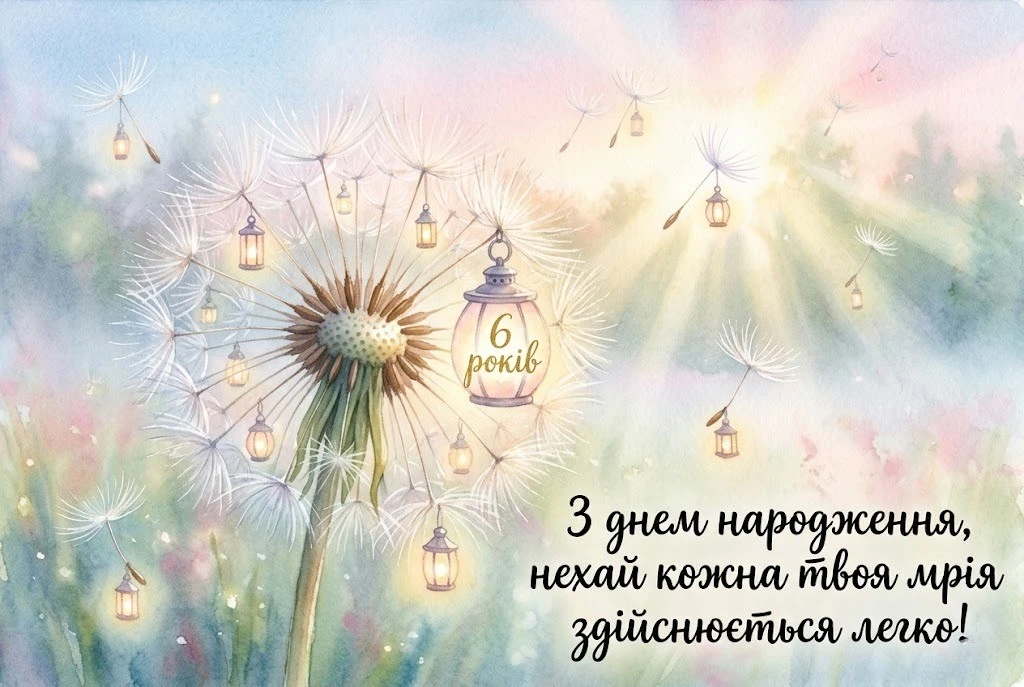 Маленькій зірочці 6 років: як хрещеним красиво привітати похресницю