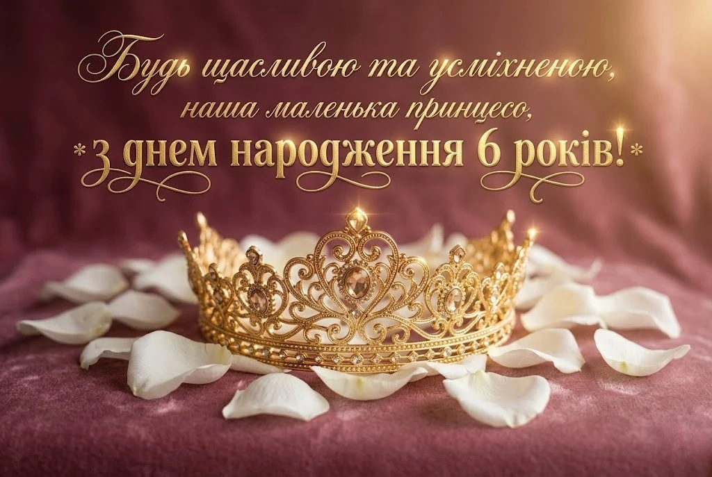 Маленькій зірочці 6 років: як хрещеним красиво привітати похресницю