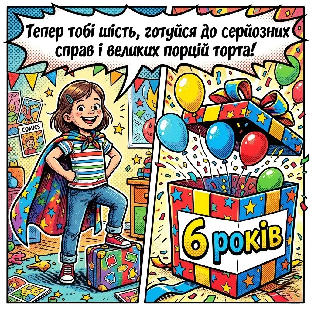 Маленькій зірочці 6 років: як хрещеним красиво привітати похресницю